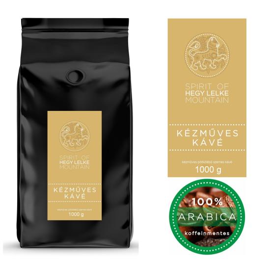 HEGY LELKE - SPIRIT OF MOUNTAIN koffeinmentes kávékülönlegesség - COLUMBIAN DECAF  250g - - egységár: 12.400 Ft/kg