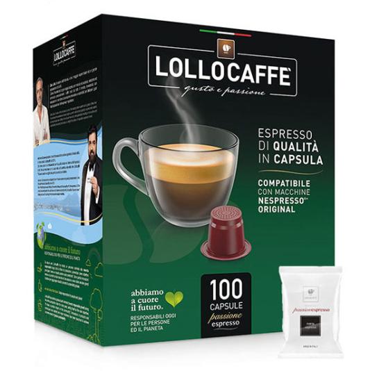 LOLLO Caffe Argento 100 db MEGAPACK – Nespresso® kompatibilis kávékapszula
