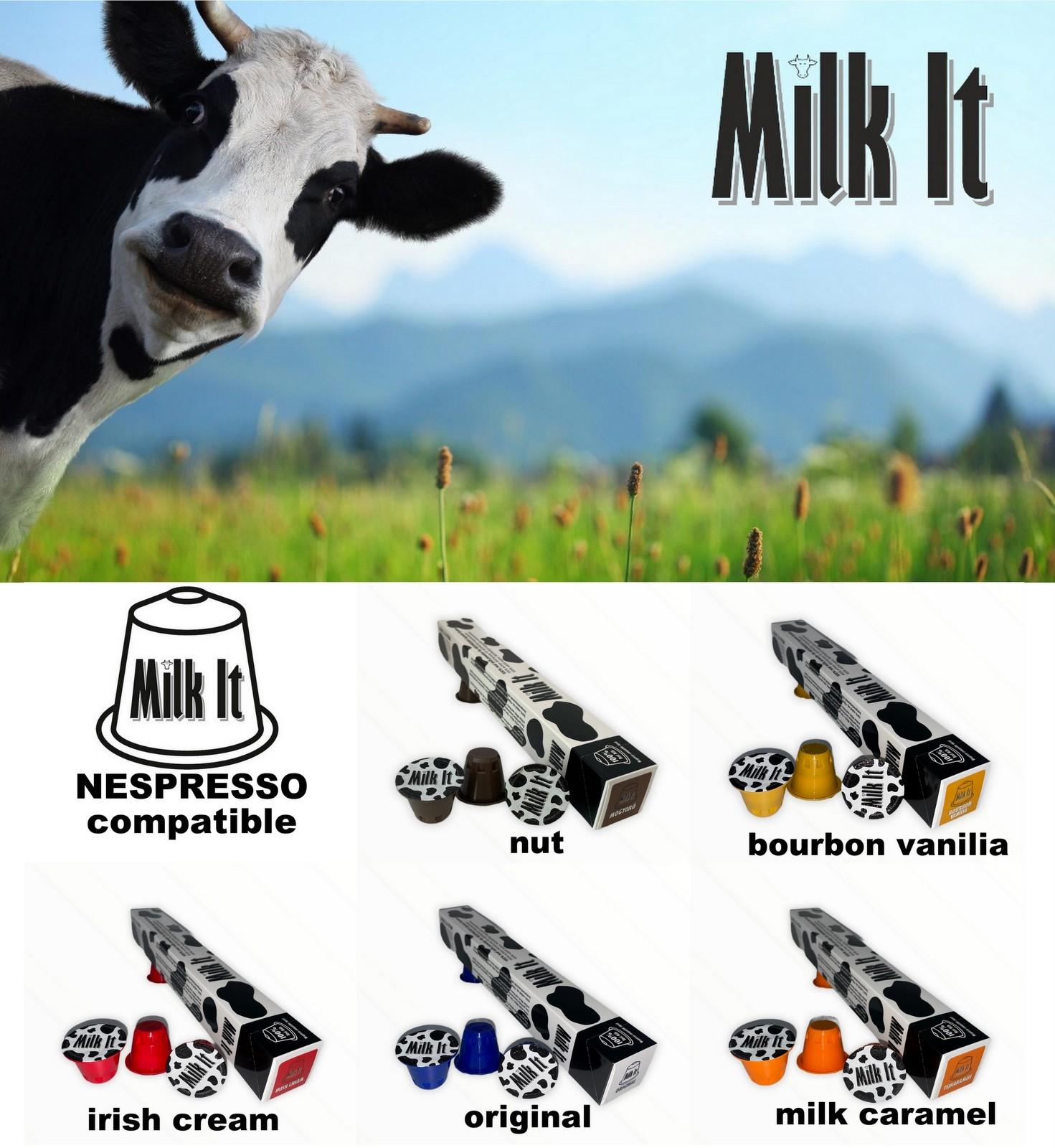MILK IT ízesített tejkapszula válogatás - NESPRESSO-kompatibilis