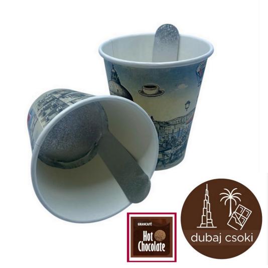 Grancafé - Dubaji Csoki Hot Chocolate - InCup - egyadagos instant dubaji csokis forró csokoládé