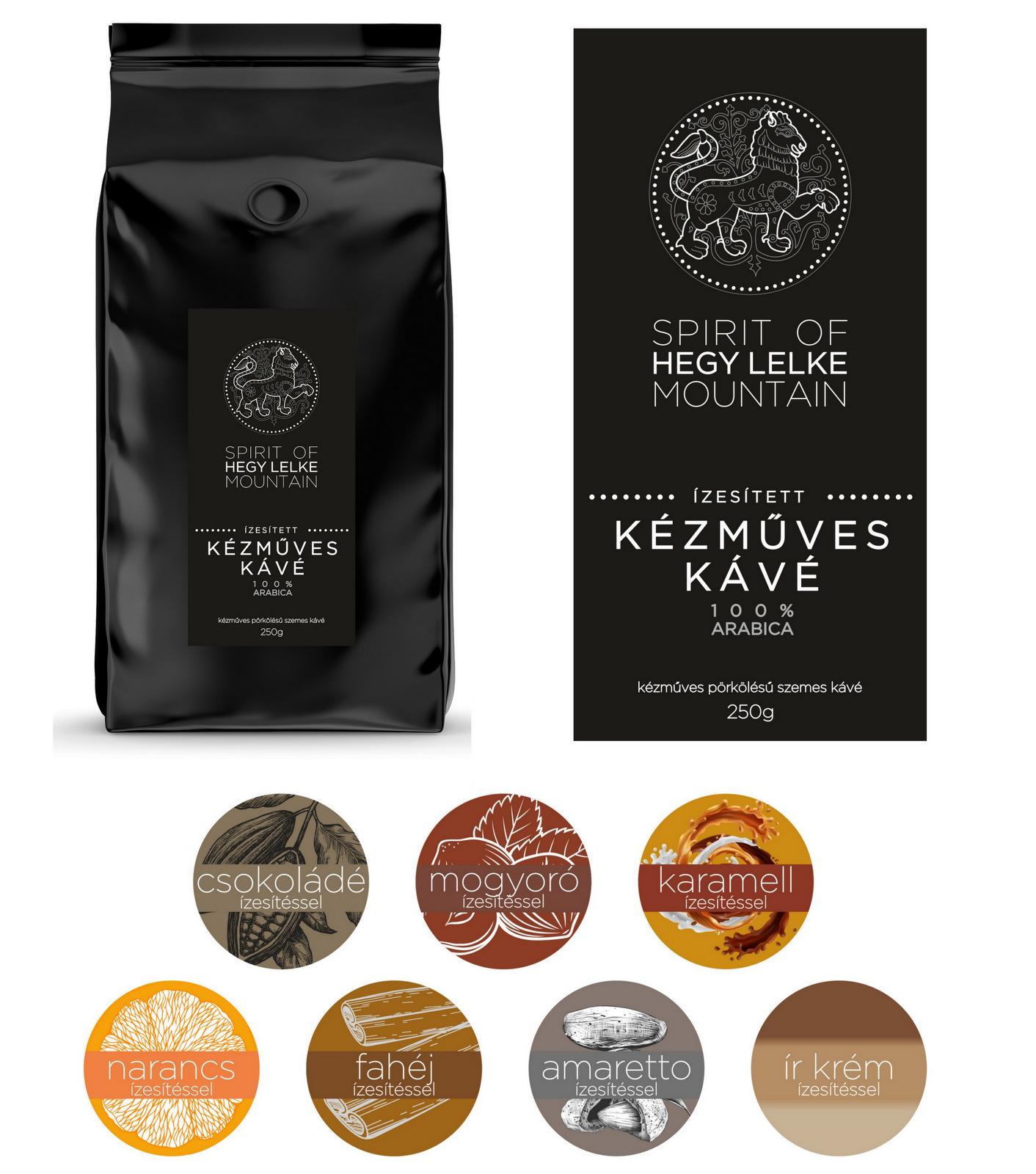 HEGY LELKE - SPIRIT OF MOUNTAIN mogyoró ízesítésű kávékülönlegesség válogatás 7 íz x 250g